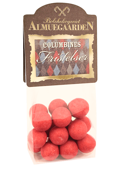Chokolade-lakridser med hindbær, 110g